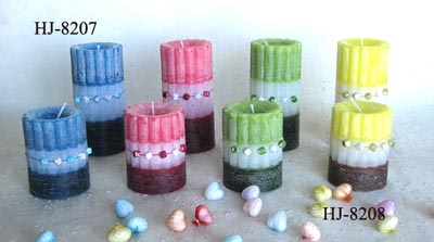 Rustic candles